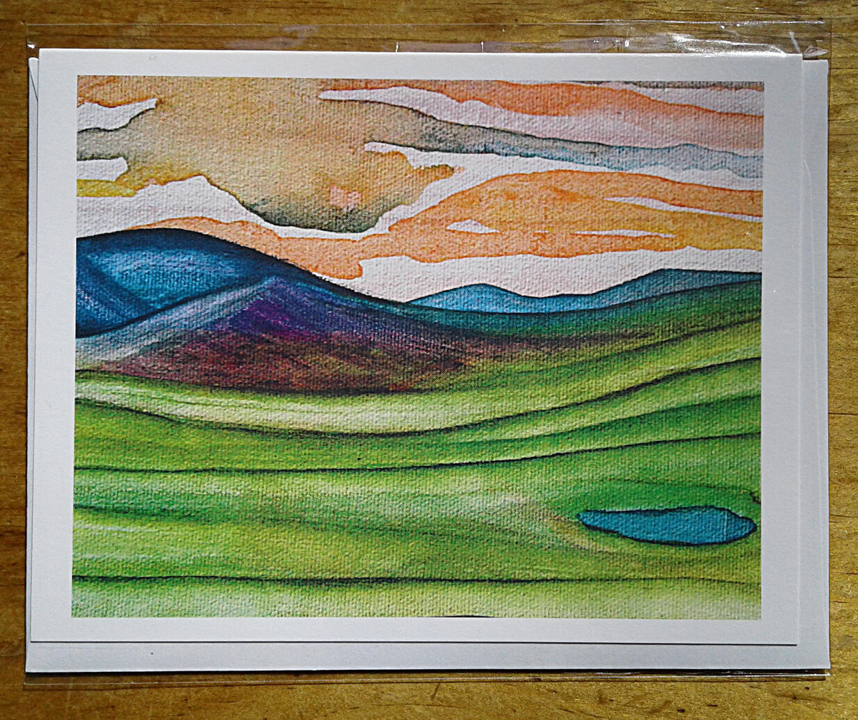 Mummy Lake card - $5.00