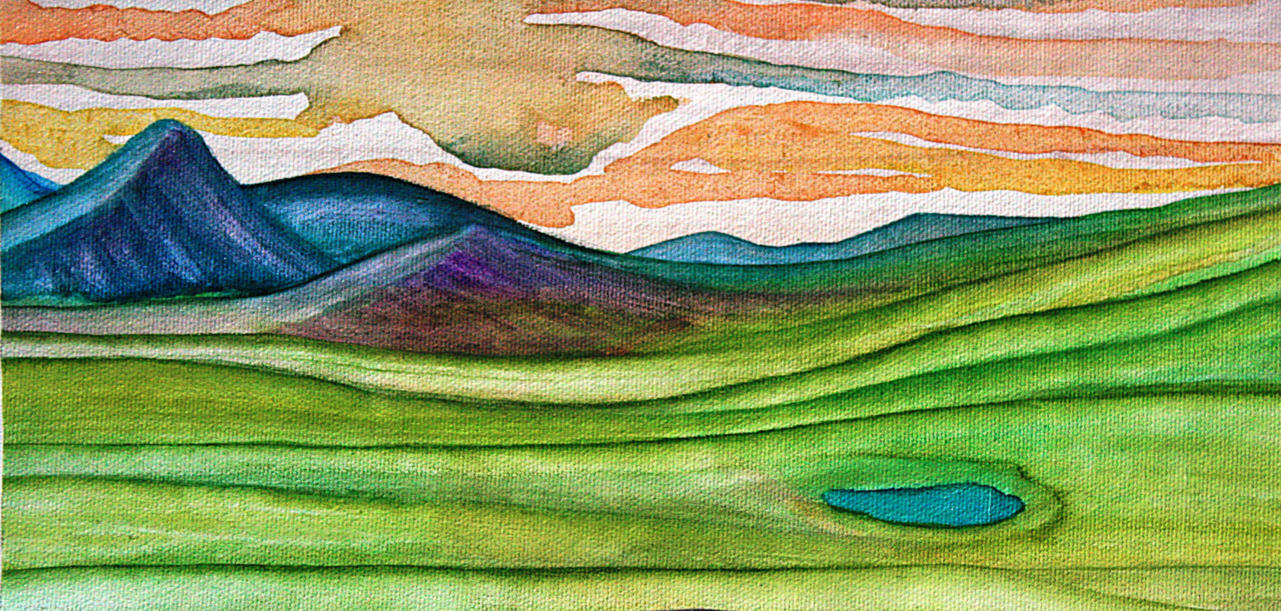 Watercolour painting by Gabrielle Dupont