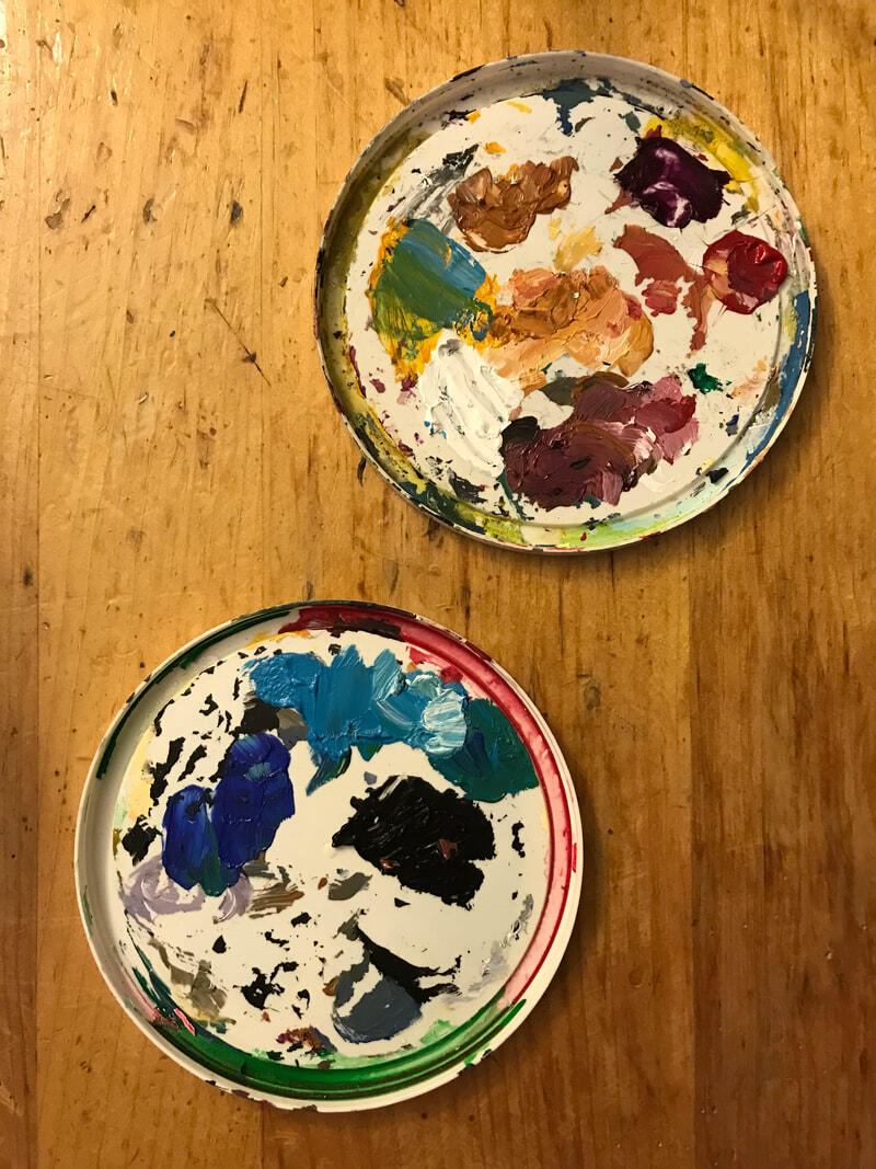 Acrylic painting by Gabrielle Dupont